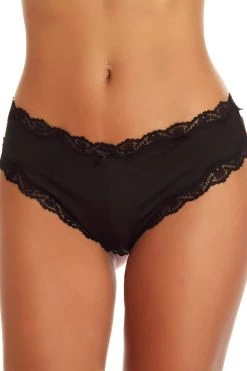3WISHES Lingerie Lace Trim Hipster Panty