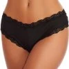3WISHES Lingerie Lace Trim Hipster Panty