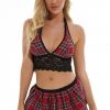 3WISHES Lingerie Pretty In Plaid Set 2 3WISHES Lingerie Pretty In Plaid Set