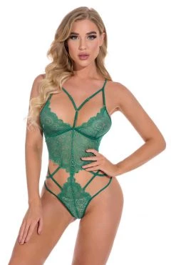 3WISHES Lingerie Multi Strap Lace Teddy 40 3WISHES Lingerie Multi Strap Lace Teddy