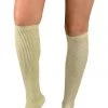 LO Brands Hosiery Ivory Dance Style Textured Leg Warmers
