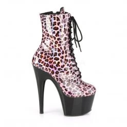 Pleaser 7" Leopard Print Lace-Up Ankle Boot* Shoes 9 Pleaser 7