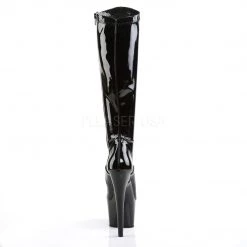 Pleaser 7" Heel Black Knee High Boots*