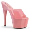 Pleaser 7" Heel (Jelly Like) TPU Baby Pink Platform Side* Shoes 1 Pleaser 7" Heel (Jelly Like) TPU Baby Pink Platform Side* Shoes