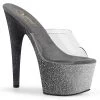 Pleaser Shoes 7" Heel Ombre Glittered Platform Slide* 1 Pleaser Shoes 7" Heel Ombre Glittered Platform Slide*