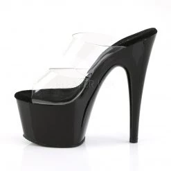 Pleaser 7 Inch Clear Platform Slide Heels* Shoes 7 Pleaser 7 Inch Clear Platform Slide Heels* Shoes