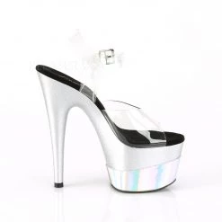 Pleaser Clear/Silver 7