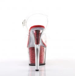 Pleaser Clear/Red 7