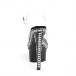 Pleaser Shoes Clr/Blk 7