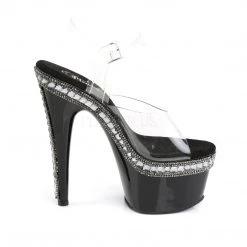 Pleaser Shoes Clr/Blk 7