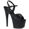 Pleaser Black 7" Faux Leather High Heels* Shoes 1 Pleaser Black 7" Faux Leather High Heels* Shoes