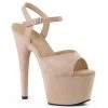 Pleaser Beige 7" Ankle Strap Heels* Shoes 1 Pleaser Beige 7" Ankle Strap Heels* Shoes