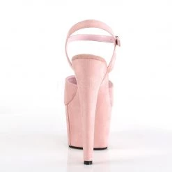 Pleaser Shoes Baby Pink 7" Ankle Strap Heels* 8 Pleaser Shoes Baby Pink 7