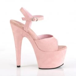 Pleaser Shoes Baby Pink 7" Ankle Strap Heels* 9 Pleaser Shoes Baby Pink 7