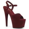 Pleaser Red 7" Ankle Strap High Heels* 2 Pleaser Red 7" Ankle Strap High Heels*