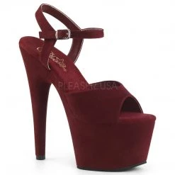 Pleaser Red 7" Ankle Strap High Heels*