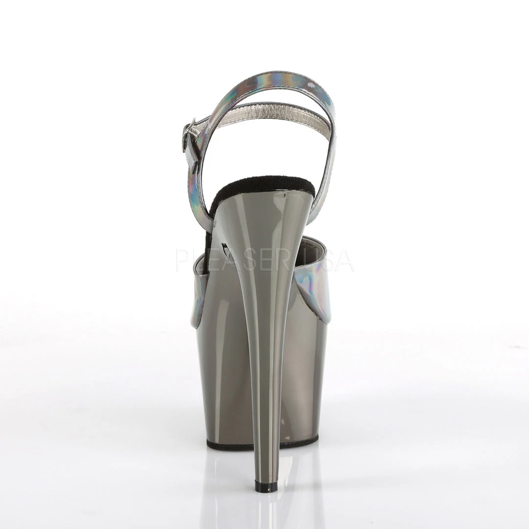 Pleaser 7" Grey Ankle Strap Platform Heels* Shoes 5 Pleaser 7" Grey Ankle Strap Platform Heels* Shoes