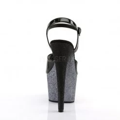 Pleaser Black/Silver 7