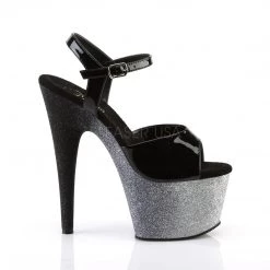 Pleaser Black/Silver 7