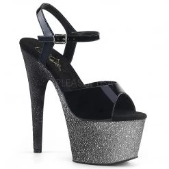 Pleaser Black/Silver 7