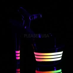 Pleaser Shoes Black/Multi Color 7