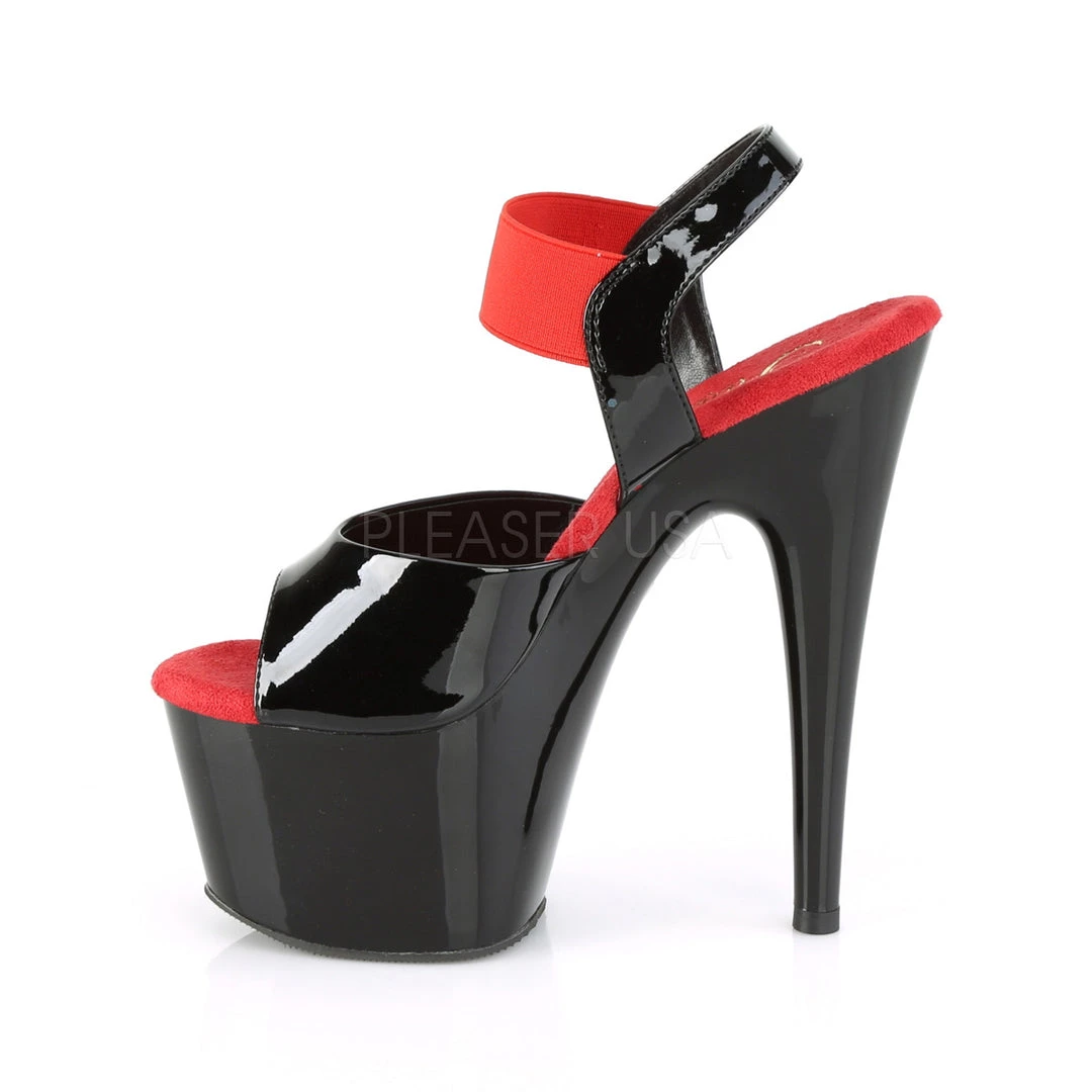 Pleaser 7" Black Ankle Strap Sandal Platform Shoes* 4 Pleaser 7" Black Ankle Strap Sandal Platform Shoes*