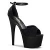 Pleaser 7" Black Ankle Strap Stripper Heels* Shoes 2 Pleaser 7" Black Ankle Strap Stripper Heels* Shoes
