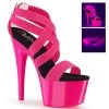 Pleaser 7" Heel Neon Sandal Platform Shoes*