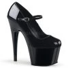 Pleaser 7" Stilleto Black Platform Mary Jane Pumps* 2 Pleaser 7" Stilleto Black Platform Mary Jane Pumps*