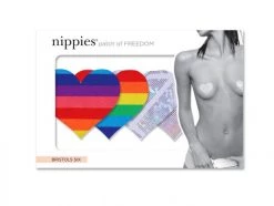Entrenue Dancewear Bristols 6 Nippies - One Love Hearts