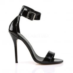 Pleaser 5" Black Closed Back Sandal W/ Buckled Strap* 9 Pleaser 5