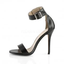 Pleaser 5" Heel Black Sandal W/ Ankle Strap* Shoes 7 Pleaser 5