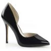 Pleaser 5" Heel Black Hidden Platform D'Orsay Pump* Shoes