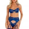 Roma Lingerie Embroidered Lace Bra And Panty