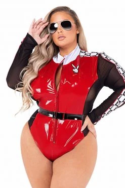 Roma Plus Size Playboy Racer Girl Costume Costumes