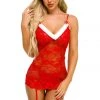 3WISHES Lingerie Santa's Favorite Chemise 1 3WISHES Lingerie Santa's Favorite Chemise