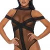 Forplay Breakdown Mesh Teddy Lingerie 2 Forplay Breakdown Mesh Teddy Lingerie
