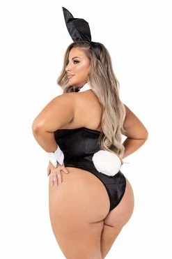 Roma Costumes Plus Size Classic Playboy Bunny Halloween Costume