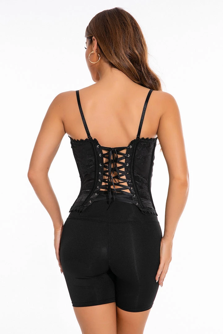 Coquette Brocade Lingerie Bustier 6 Coquette Brocade Lingerie Bustier