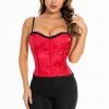 Coquette Brocade Lingerie Bustier