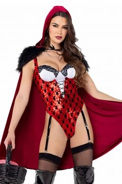 Roma Costumes Playboy Enchanted Forest Red Riding Hood Costume