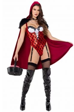 Roma Costumes Playboy Enchanted Forest Red Riding Hood Costume