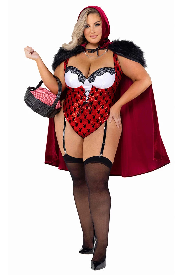Roma Plus Size Playboy Red Riding Costume Costumes 5 Roma Plus Size Playboy Red Riding Costume Costumes