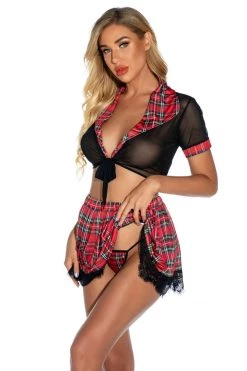 Julbie.com Sassy School Lingerie Set