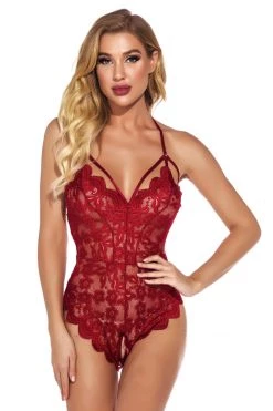 Julbie.com Seductive Lace Teddy