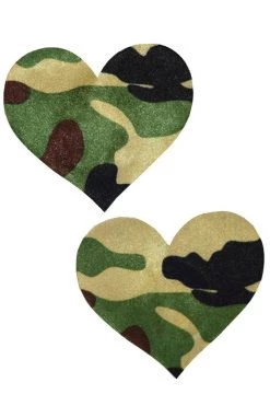 GE Apparel I Heart Soldiers Nipple Pasties