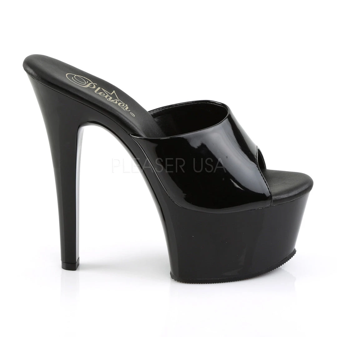 Pleaser Black 6" Pumps* 6 Pleaser Black 6" Pumps*