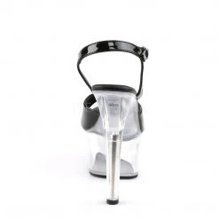Pleaser Shoes Clear/Black 6