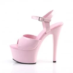 Pleaser Shoes Baby Pink 6" Ankle Strap High Heels*