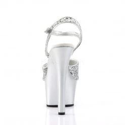 Pleaser Shoes Silver 6